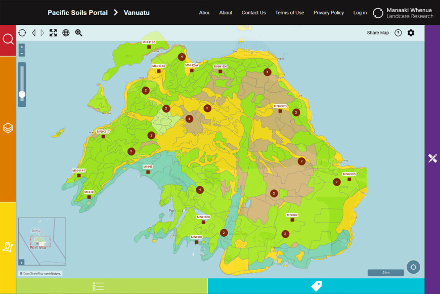 Vanuatu is now live on the Pacific Soils Portal